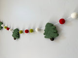 Bright Evergreen Tree Garland