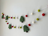 Bright Evergreen Tree Garland