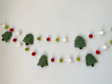 Bright Evergreen Tree Garland