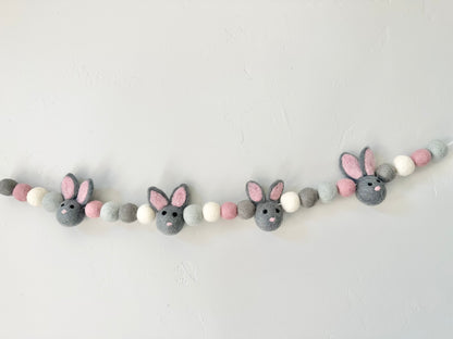 Gray Bunny Garland