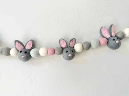 Gray Bunny Garland