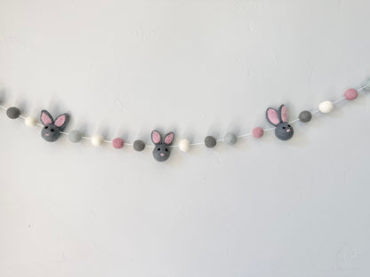 Gray Bunny Garland