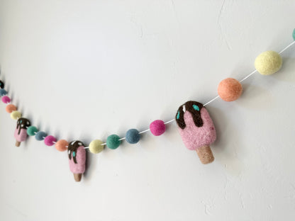 Pink Fudgsicle Garland