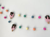 Pink Fudgsicle Garland