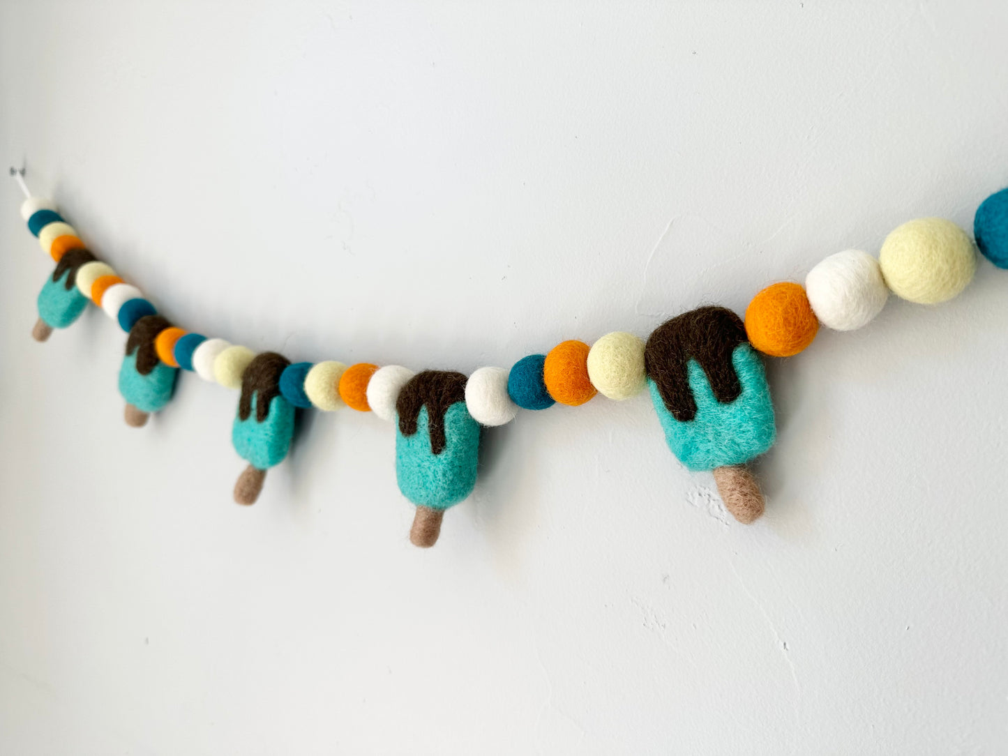 Blue Fudgsicle Garland