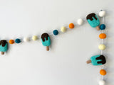 Blue Fudgsicle Garland