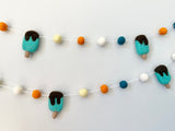 Blue Fudgsicle Garland