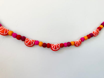 Pink & Orange Slice Garland