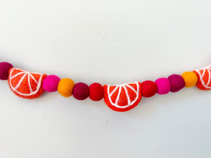 Pink & Orange Slice Garland