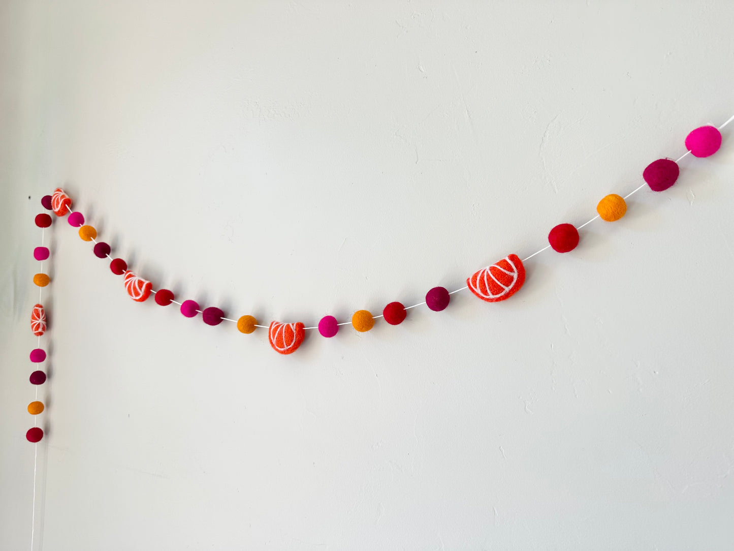 Pink & Orange Slice Garland