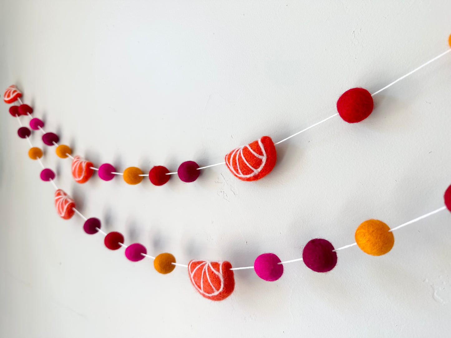 Pink & Orange Slice Garland