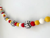 School Volleyball Garland