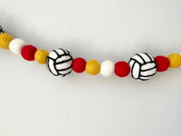 School Volleyball Garland