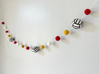 School Volleyball Garland
