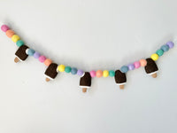 Brown Fudgsicle Garland