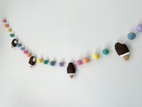 Brown Fudgsicle Garland