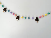 Brown Fudgsicle Garland