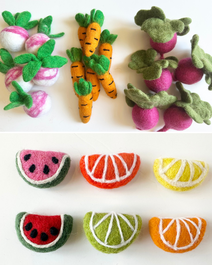 Felted Wool Play Food