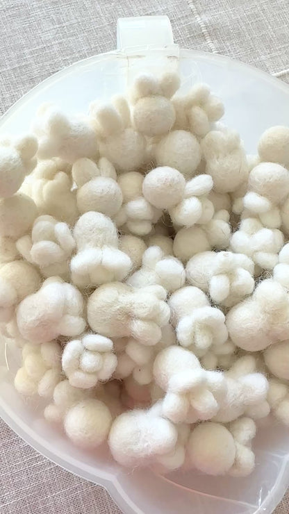 Felt Popcorn Pieces