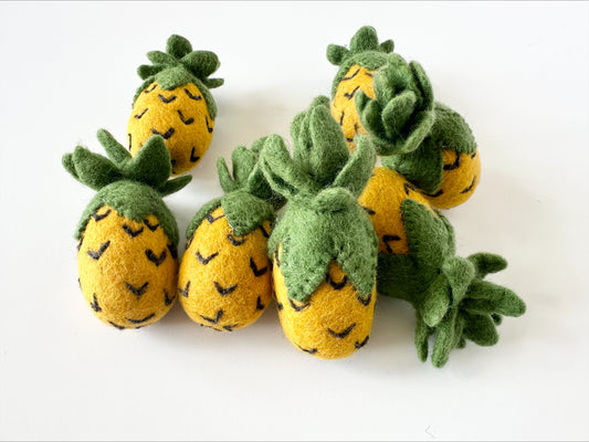 Whole Felted Pineapple