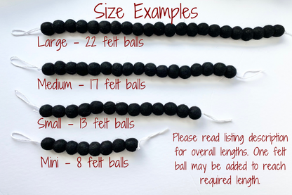 Solid Black Curtain Ties - Redheadnblue