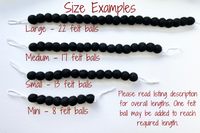 Solid White Curtain Ties - Redheadnblue