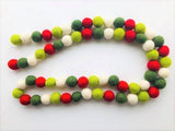 Best Seller Christmas Felt Ball Garland - Redheadnblue