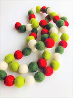 Best Seller Christmas Felt Ball Garland - Redheadnblue