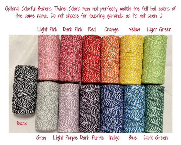 FREE Bakers Twine Upgrade for your Garland