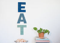 EAT Felt Ball Letters