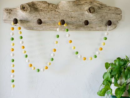 Dandelion Felt Ball Garland