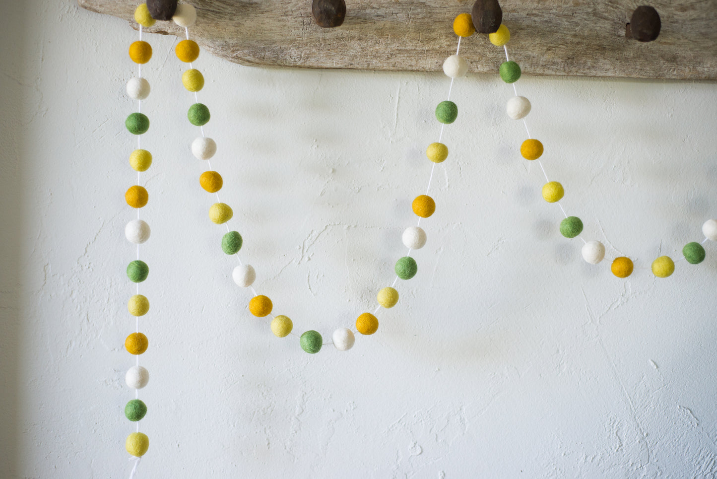 Dandelion Felt Ball Garland