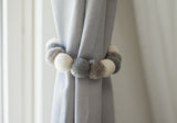 Shades of Gray Curtain Ties