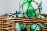 6 Rainbow Dryer Balls - Redheadnblue