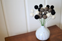 Custom Felt Ball Bouquets - Redheadnblue