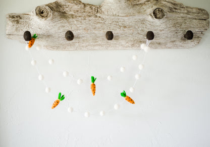 Bunny Tail & Carrot Garland