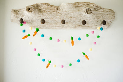 Spring Colors Carrot Garland
