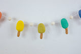 Rainbow Wool Popsicle Garland