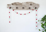 Retro Christmas Felt Ball Garland - Redheadnblue