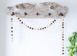Brown Ombre Felt Ball Garland - Redheadnblue