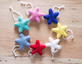 Felt Star Ornaments - Redheadnblue