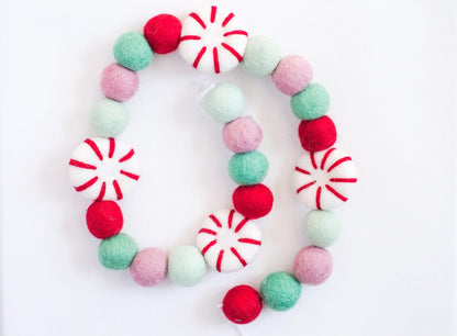 Retro Peppermint Candy Garland - Redheadnblue