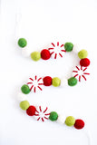 Christmas Peppermint Candy Garland - Redheadnblue