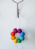 Rainbow Ornament - No Bow - Redheadnblue
