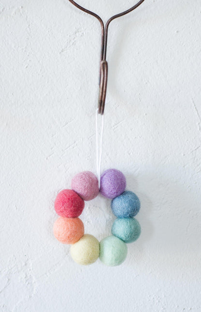Rainbow Ornament - No Bow - Redheadnblue