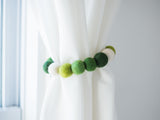 Green Ombre Curtain Ties - Redheadnblue