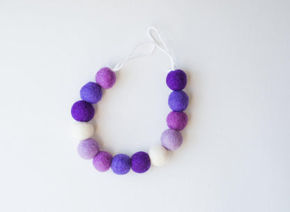 Purple Ombre Curtain Ties - Redheadnblue