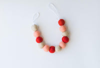 Terracotta & Peach Curtain Ties - Redheadnblue