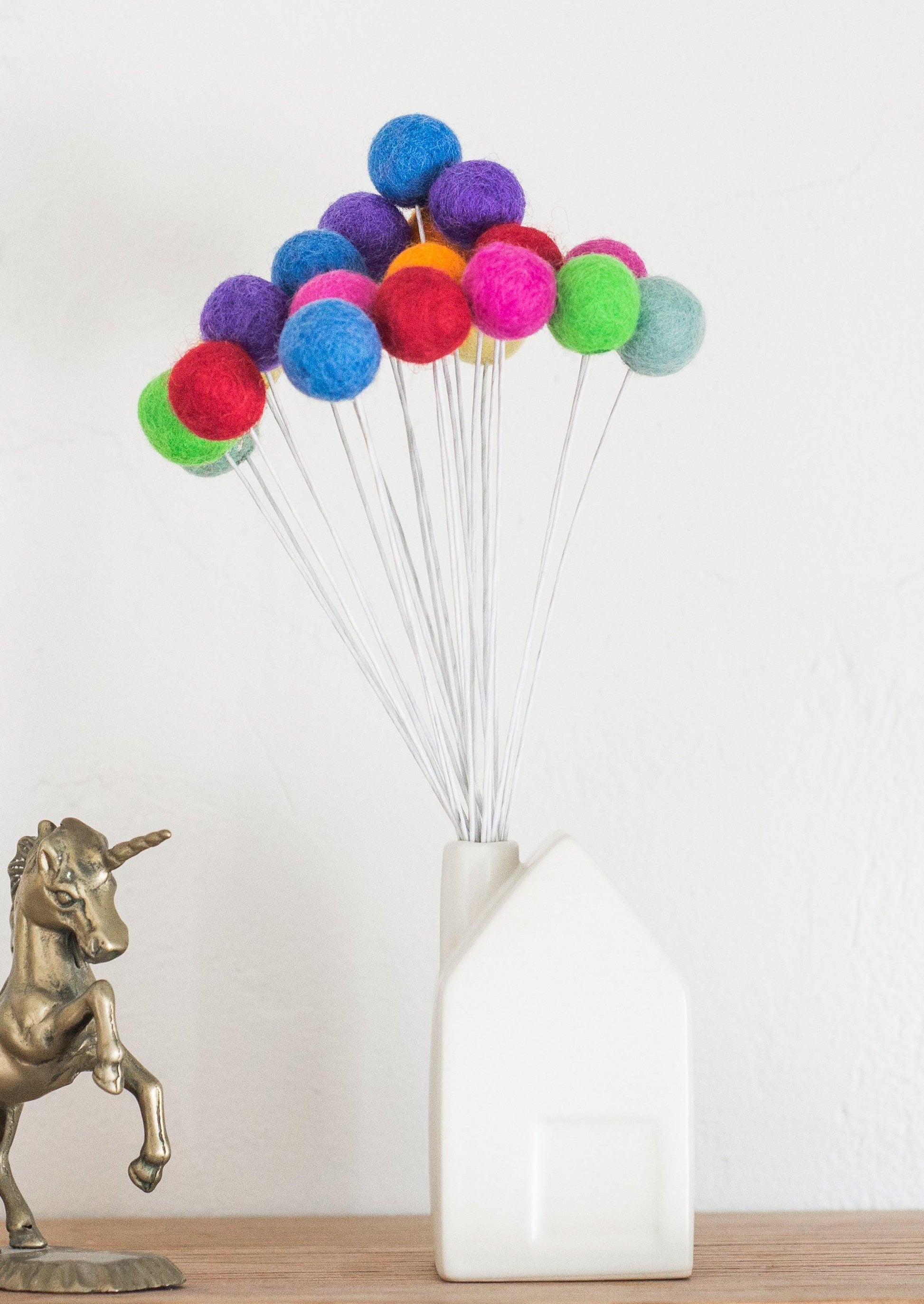 Adventure is Out There Exact Color UP! Balloon Bouquet - Redheadnblue