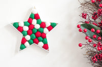 Felt Ball Christmas Star - Redheadnblue